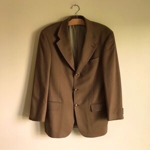 Vintage 100% Cashmere Sports Coat Blazer Mens Arnold Brant Couture Union Made